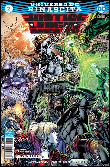 JUSTICE LEAGUE AMERICA #    40 - JUSTICE LEAGUE AMERICA 2 - RINASCITA